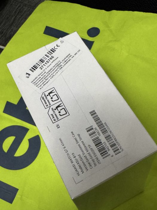 ЗАПЕЧАТАН 41mm Huawei Watch GT 6 Yettel Гаранция 2027 Gold GT6