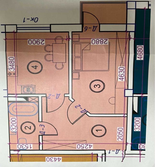 Срочно продаётся квартира в новостройке С КАДАСТРОМ 1/7/9