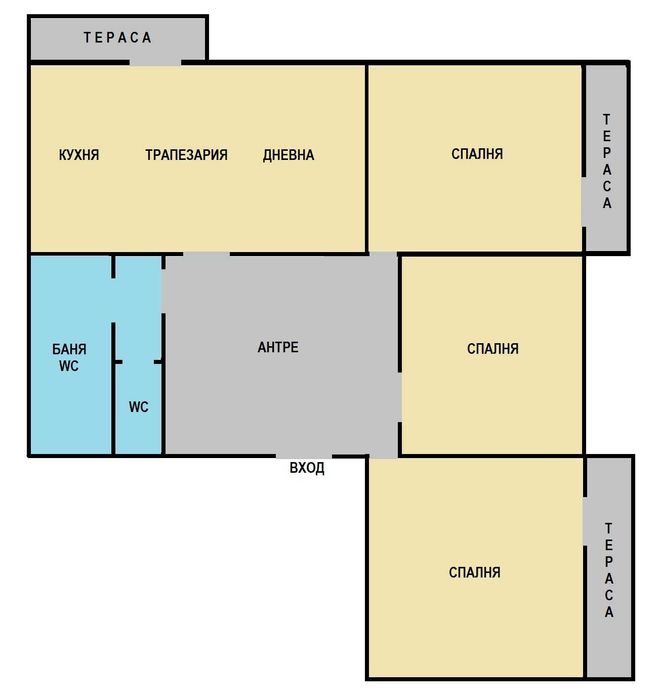 Продава се Тристаен апартамент в Монтана, Жерави - 150 кв.м за 935 €/кв.м - Снимка #16