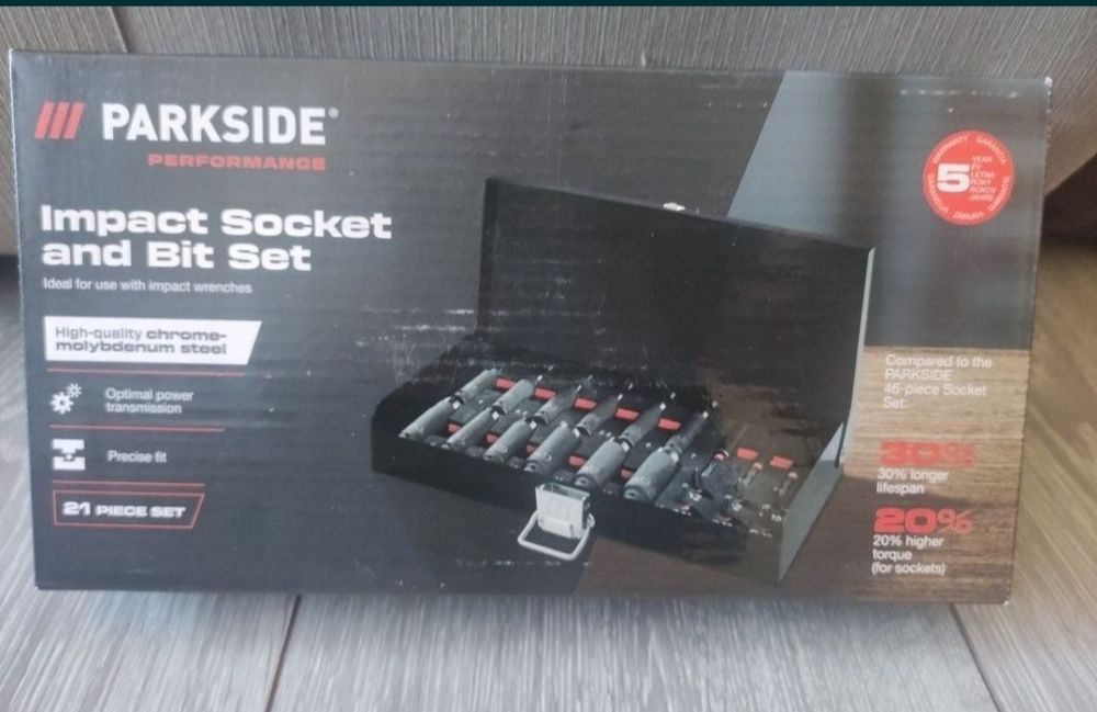 Set trusa tubulare biti de impact Parkside Performance