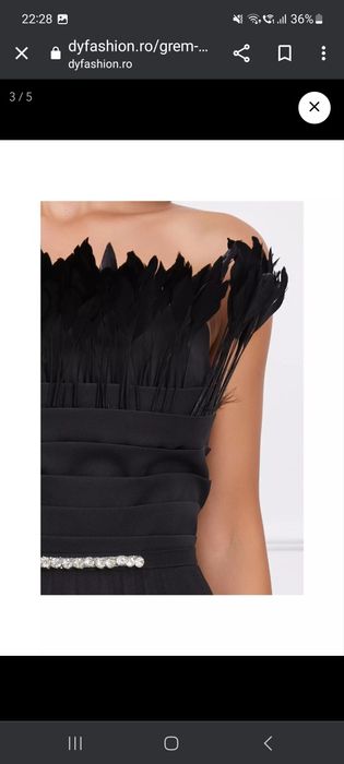 Rochie neagra eleganta