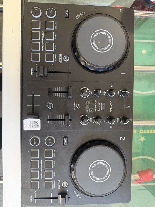 DJ контролер AlphaTheta - DDJ-FLX2, 2-канален, черен