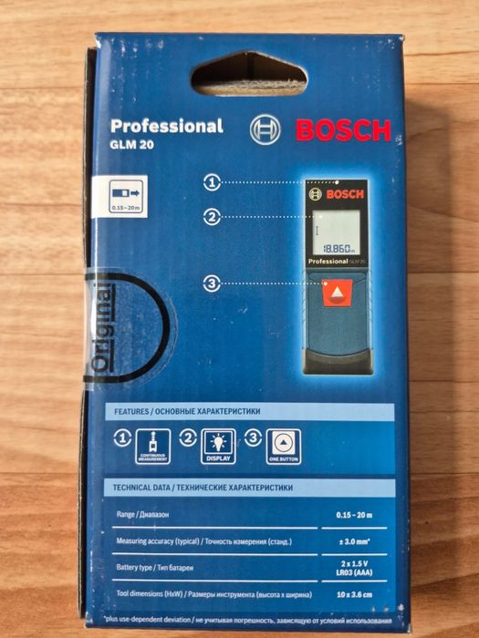 Дальномер (лазерная рулетка).