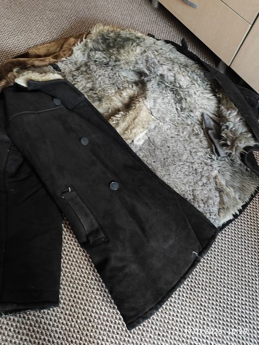 Полушубок длинный