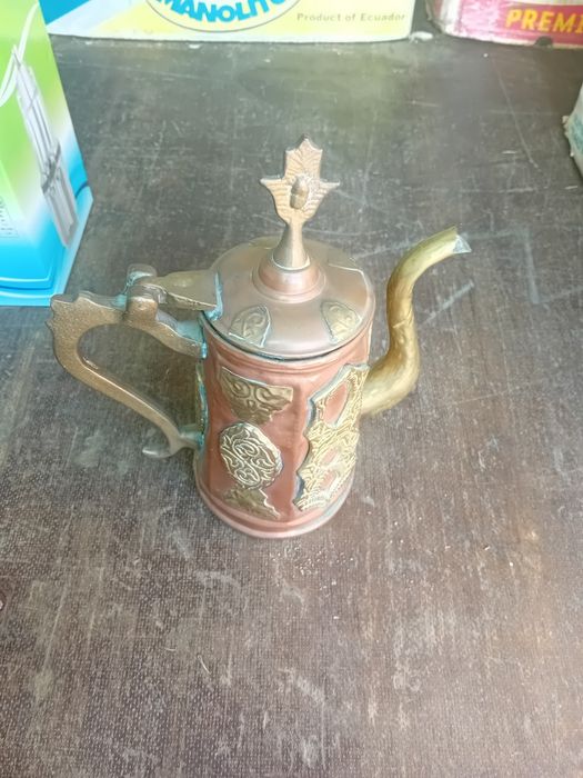 Медна масивна кана,уникан