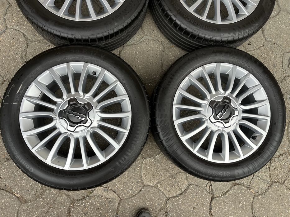 Jante aliaj 5x110mm, anvelope vara 215/55 R17, Fiat 500X, Opel  Zafira Signum Vectra Astra H