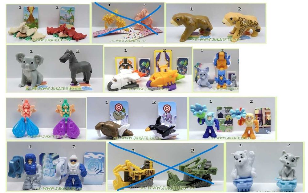 Играчки от яйца Киндер / Kinder