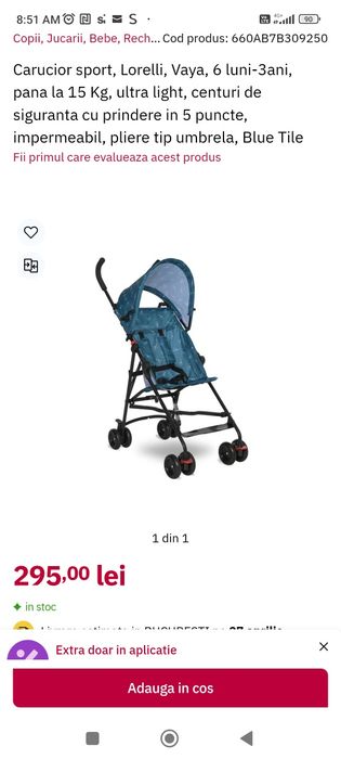 Carucior sport copil