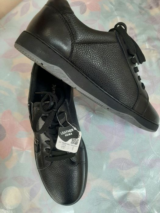 Мужские полуботинки кожаные!