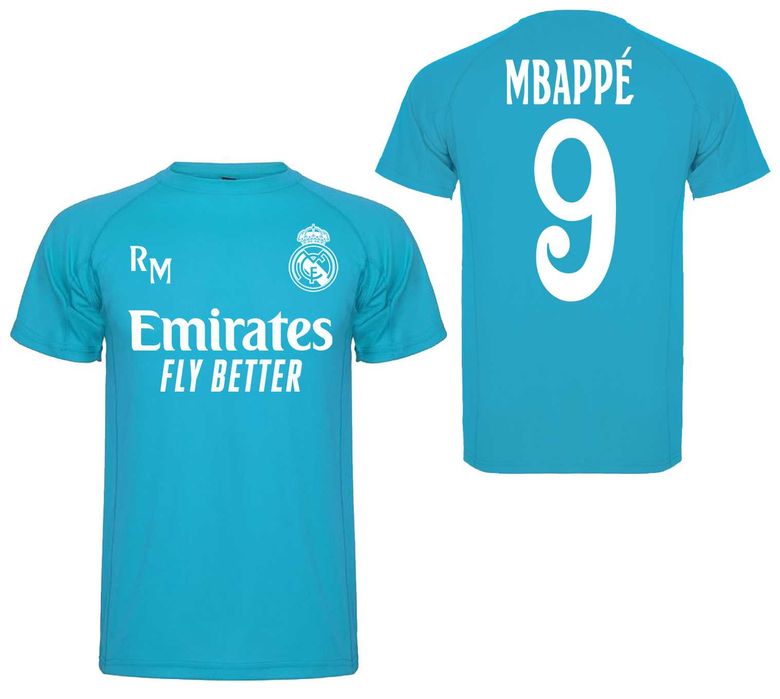DRI-FIT тениски РЕАЛ МАДРИД REAL MADRID Mbappe с ИМЕ и НОМЕР по избор!