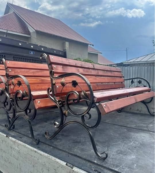 Banca parc din fontă