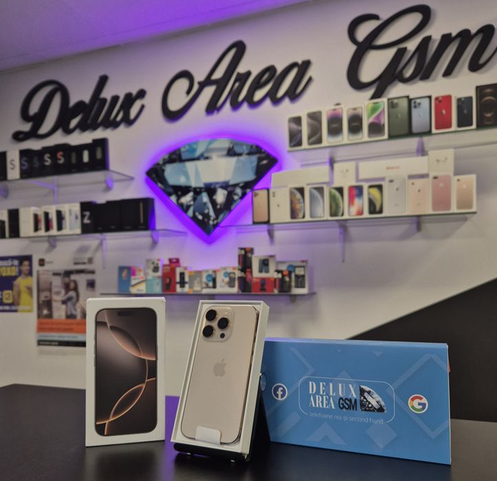 Iphone 16 Pro / Black/Desert Titanium / DeluxGSM