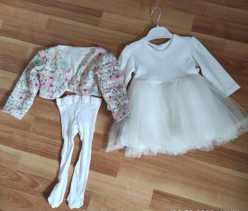 Rochita alba 86 cm ,18 luni