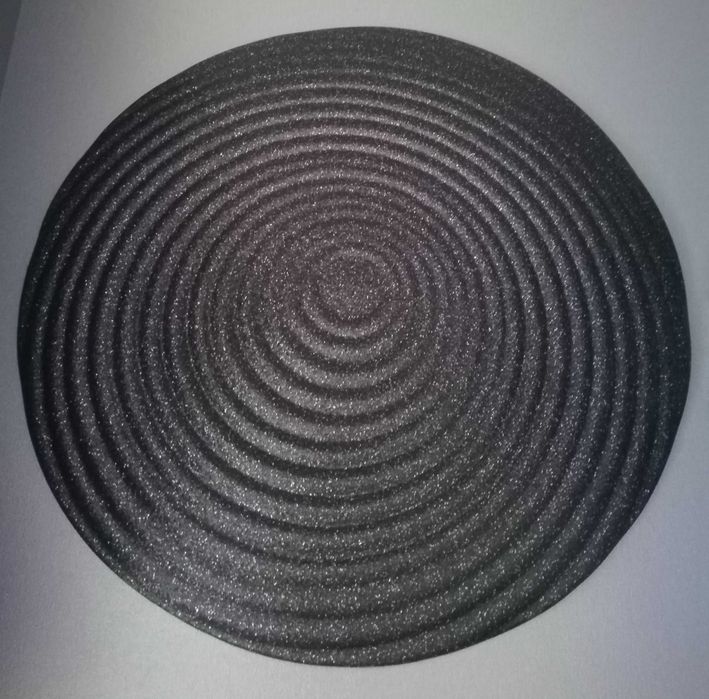 Сребърно плато с малка чинийка