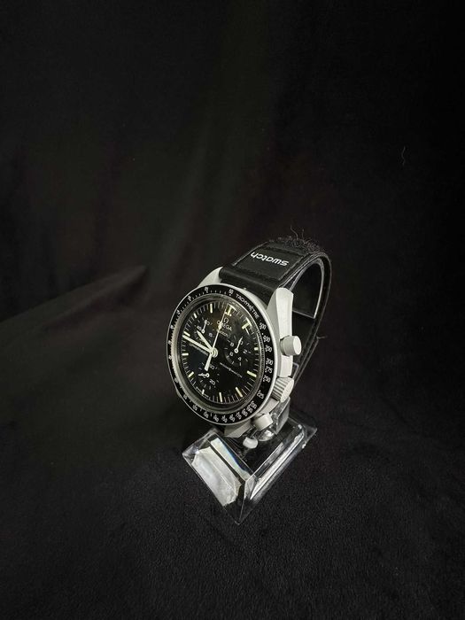 Ceas Swatch x Omega MoonSwatch - Mission to the Moon - Quartz - Negru/Gri