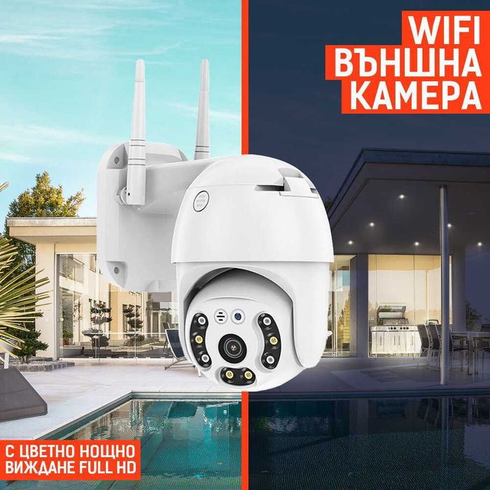 +64GB карта ICSee Водоустойчива камера WIFI IP FULL HD 8.0MP 4+4 LED