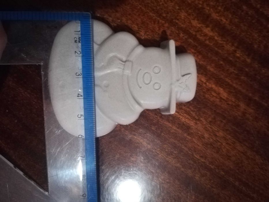 Коледни гипсови фигурки за оцветяване