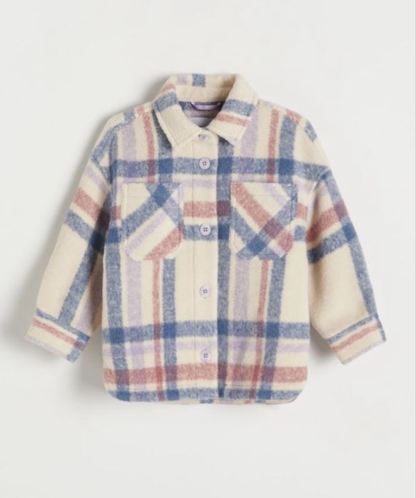 Карирана връхна риза Reserved за момиче размер 80см