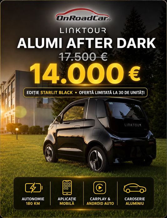 LINKTOUR Alumi Elite Auto 16 Ani• Oferta Promo Black Edition