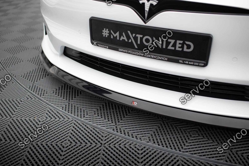 Prelungire bara fata Tesla Model S Plaid Mk1 2021- v3 - Maxton Design