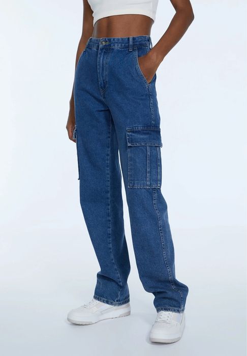Дънки Stradivarius Straight Leg