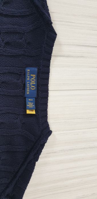 POLO Ralph Lauren Cable Cotton / Knit  S НОВО! ОРИГИНАЛ! Мъжки Пуловер