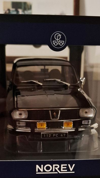 Renault 12 TS 1973, NOREV, 1:18 Negru NOU