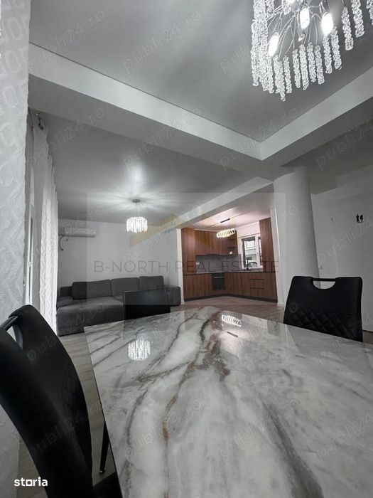 Vilă 4 camere de închiriat, 3 dormitoare cu băi proprii, complex rezid