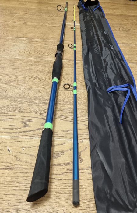 SET 4 Lansete SAIMINO WHITE AMUR 2,70M 80-200g + 4 Mulinete FL CFB6000