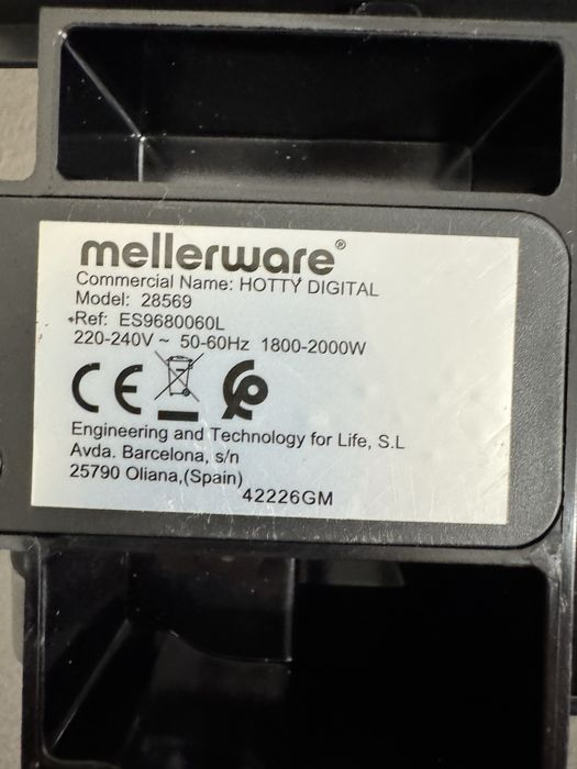 Gratar eletric cu afisaj digital