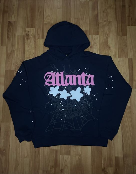 Hanorac Spider / Sp5der Atlanta Roz / Bleumarin