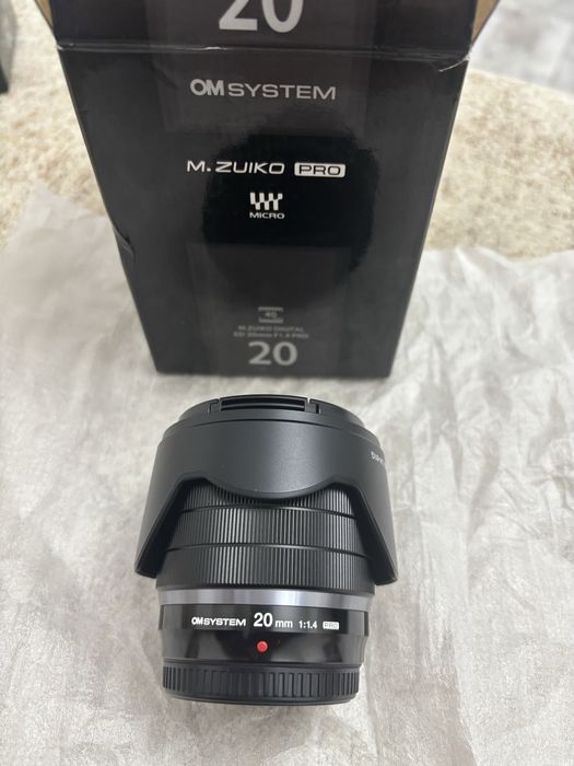 Obiectiv nou OM SYSTEM 20mm M Zuiko Pro