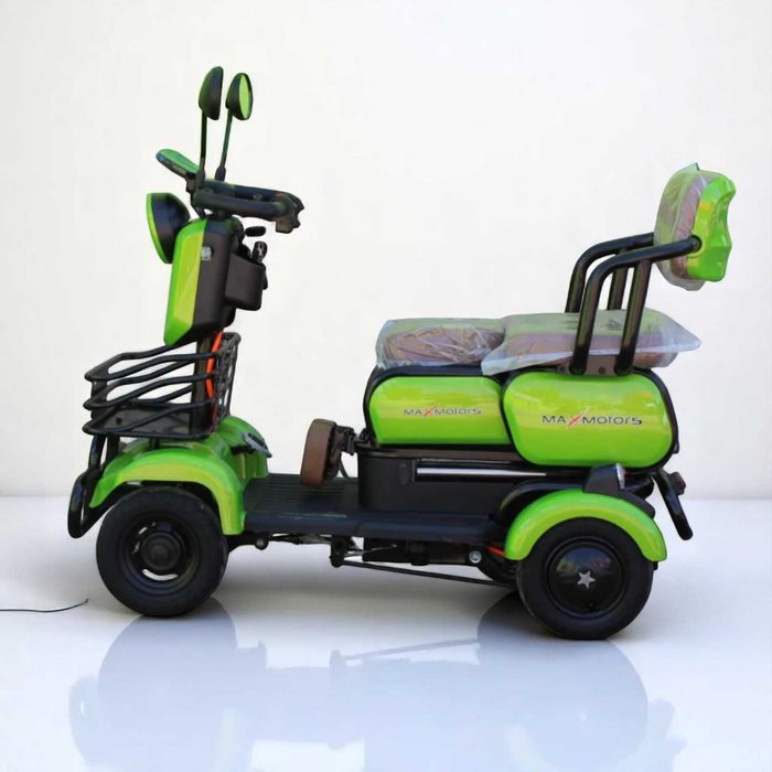 Електрическа триместна четириколка MaxMotors Х4 1500W - Lime Green