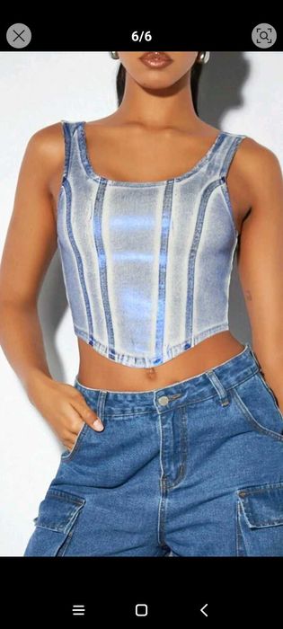 Интересни дънкови бюстиета