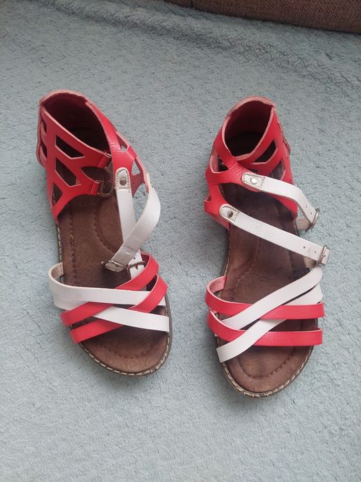 Sandale de piele h&m 33