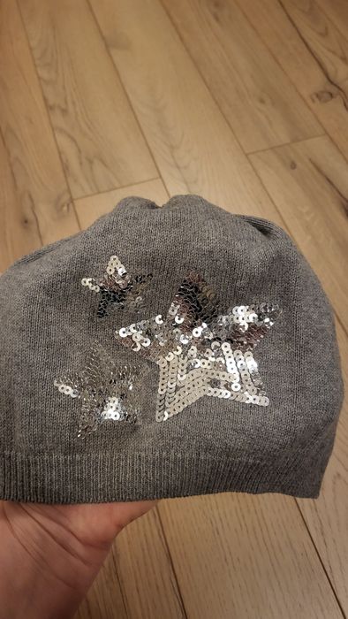 Basca lana fete/fetite 52 cm și caciula