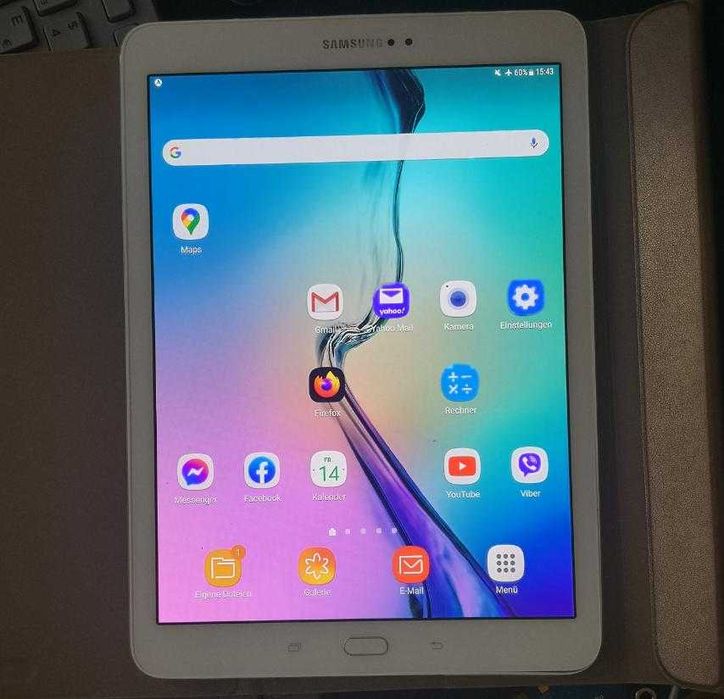 Samsung galaxy Tab S 2 SM-T813 таблет прекрасен с луксозна корица