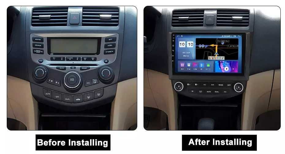 NAVIGATIE Android 14 Honda Accord 7 2003 - 2007 1/8 Gb CarPlay +CAMERA