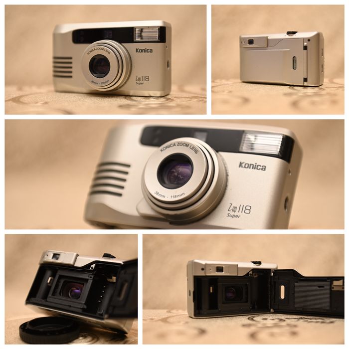 Лентови фотоапарати - Konica и Yashica