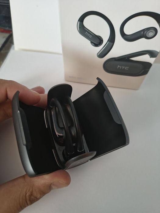 Căști Bluetooth True Wireless HTC over ear Smart AI Translator  Black