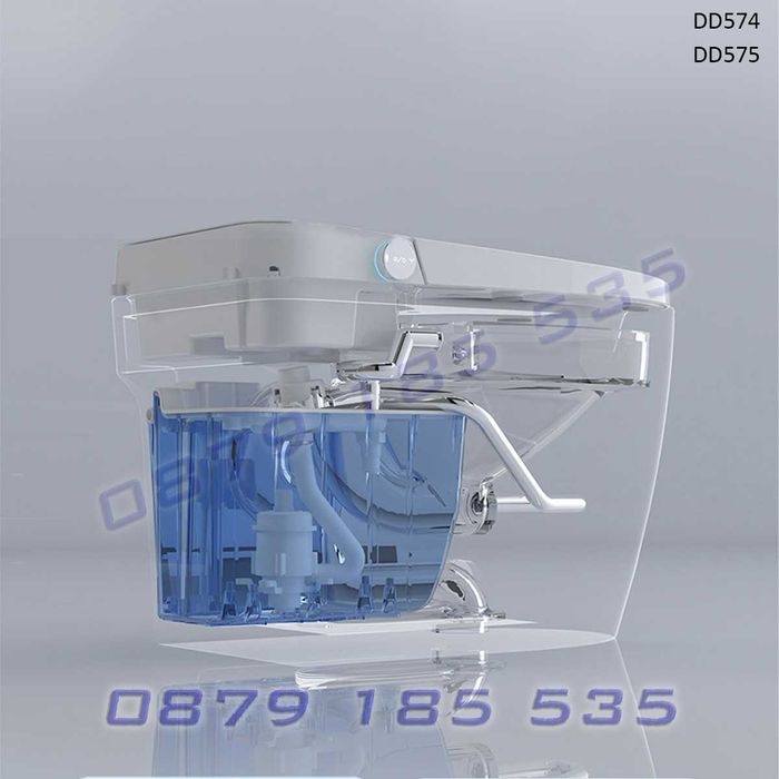 SMART тоалетна бяла черна вградено казанче баня обзавеждане моноблок