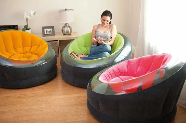 Кресло надувное. Intex-112x109x69см. Доставка бесплатно