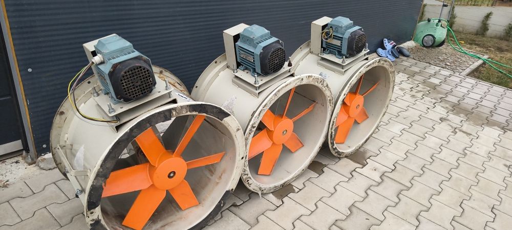 Ventilatoare axiale de tubulatura