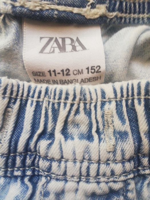 Zara къси дънкови  карго панталони