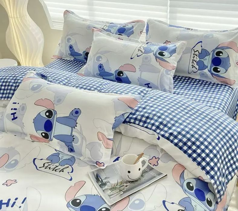 Спално бельо от 4 части Stitch Disney