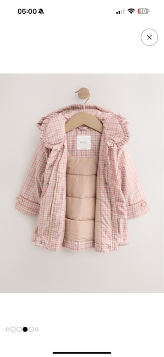 Next Куртка плащ утепленная