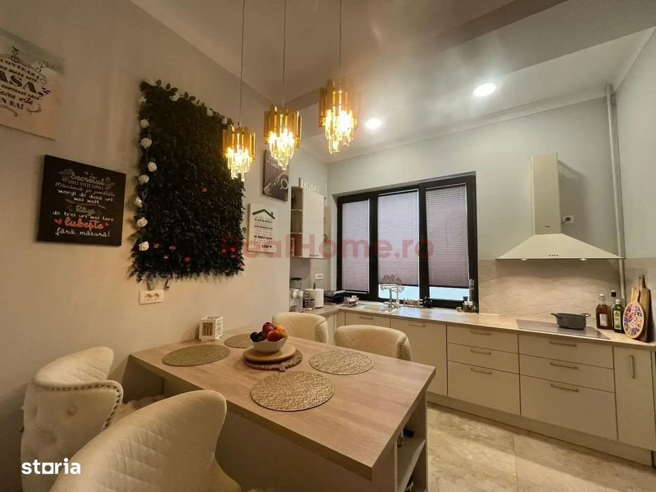 4 camere | apartament | curte | 2 parcari | lux | mobilat | utilat
