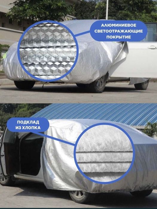 Зашитный тент, чехол, плотный на подкладе, авточехол.