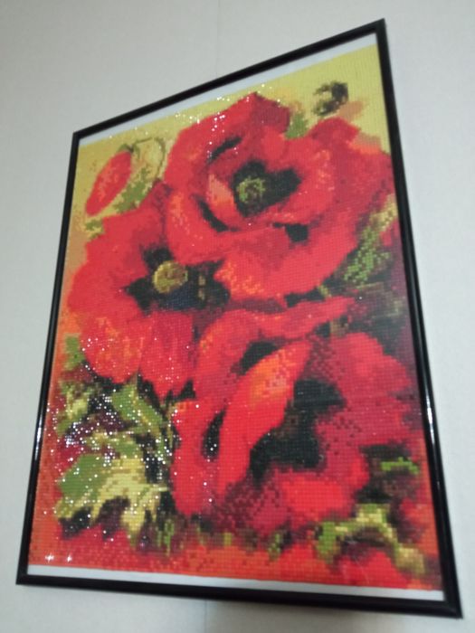 Намалени диамантени гоблени- наредени