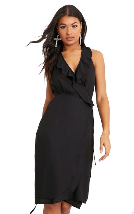 Rochie nouă, cu etichetă PRETTY LITTLE THING, seară, midi, spate gol